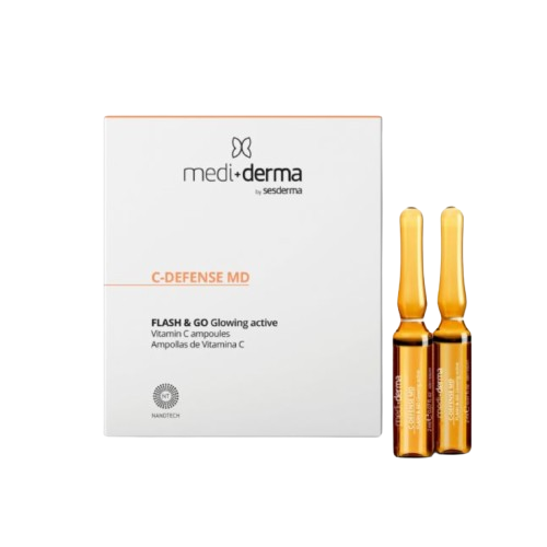 C DEFENSE MD - FLASH & GO - Ampolas Revitalizantes · 5x2ml - Mediderma - Soliclinic