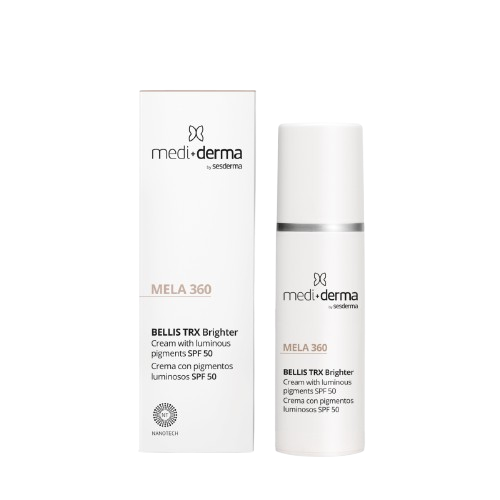 MELA 360 - BELLIS TRX Brighter - Creme com pigmentos luminosos SPF50 · 30 ml - Mediderma - Soliclinic