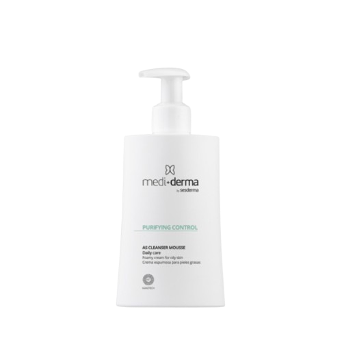 PURIFYING CONTROL - AS CLEANSER MOUSSE- Daily care - Mousse sem sabão peles oleosas · 200 ml - Mediderma - Soliclinic