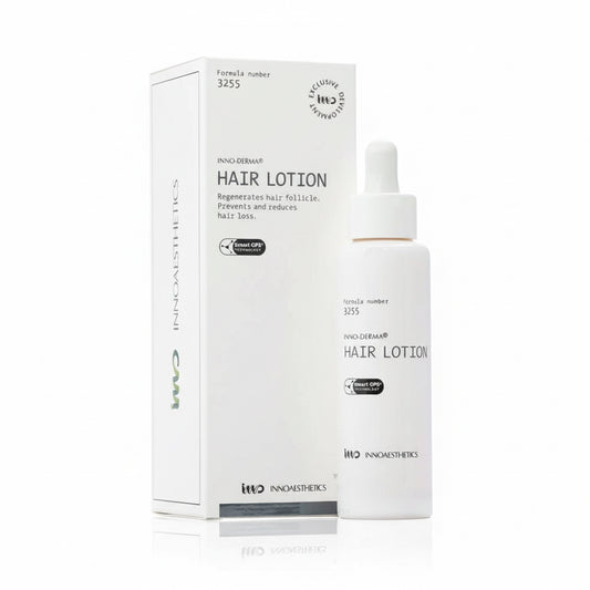 Innoaesthetics Inno-Derma Hair Lotion | Loção para couro cabeludo anti-queda de cabelo