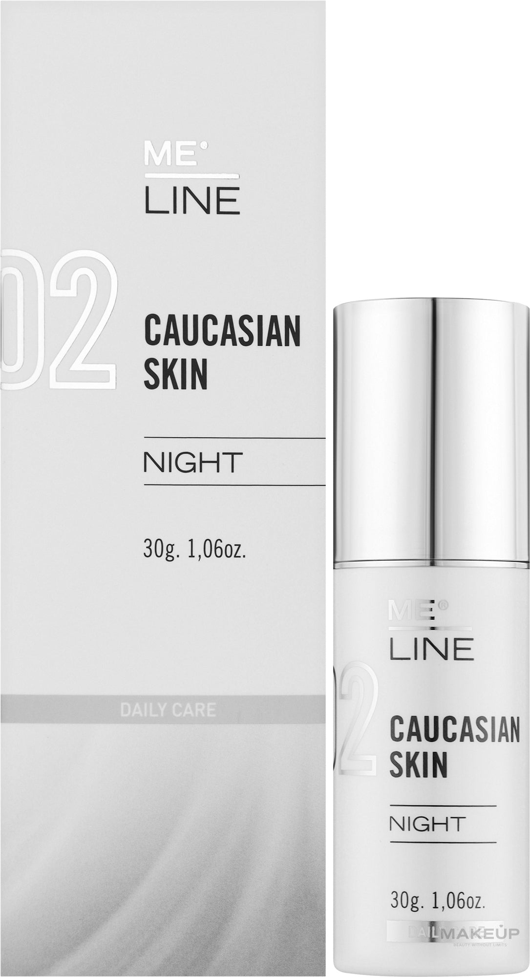 Me Line 02 Caucasian Skin Night | Creme facial noturno