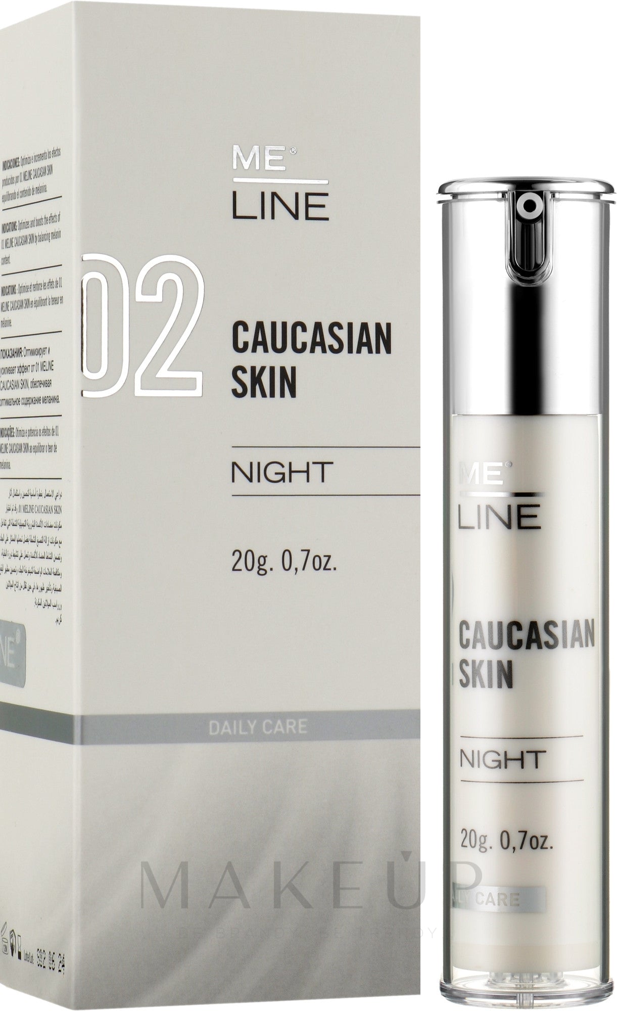 Me Line 02 Caucasian Skin Night | Creme facial noturno